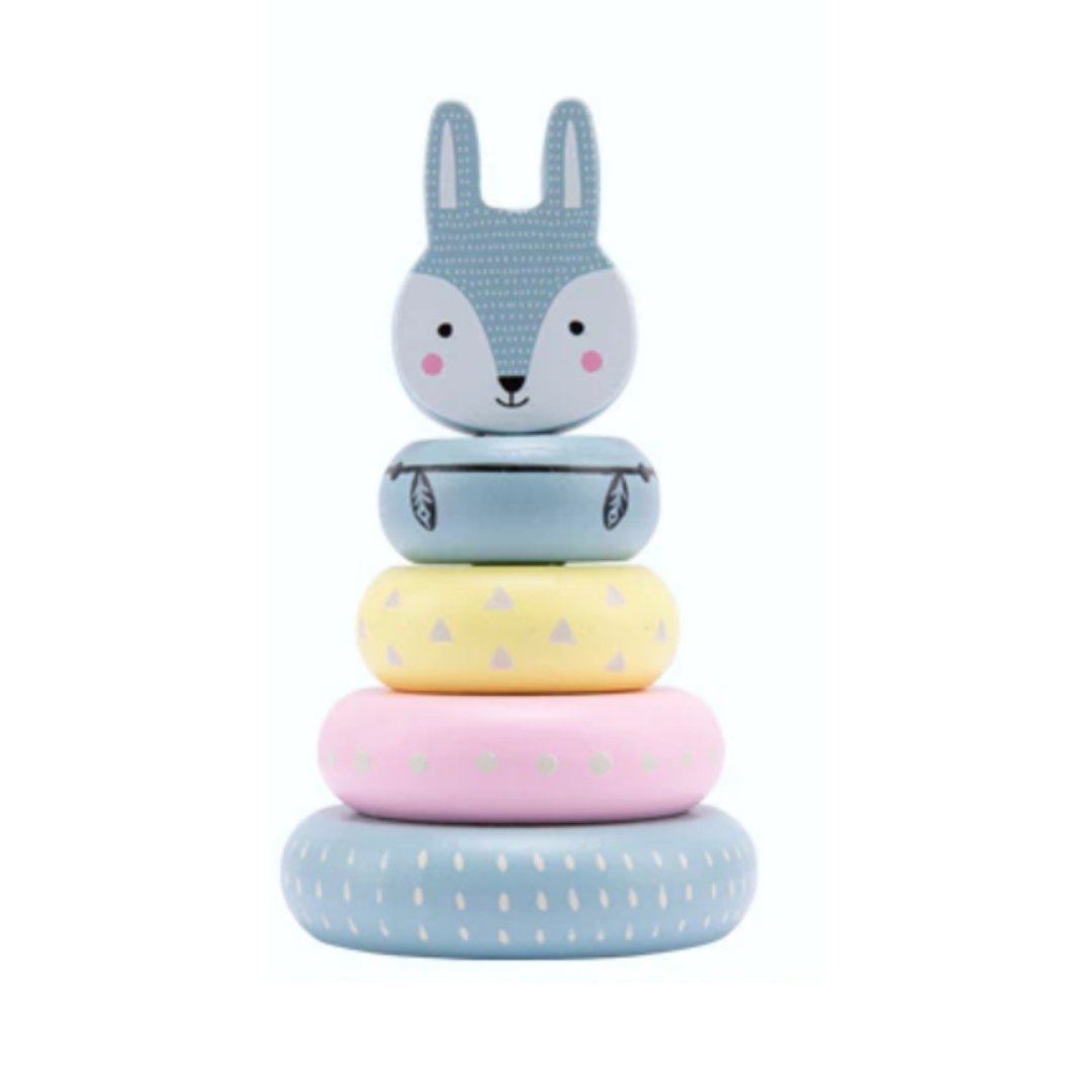 STACKABLE WOODEN TOY - BUNNY